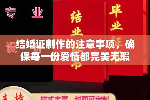 绵竹结婚证制作的注意事项，确保每一份爱情都完美无瑕
