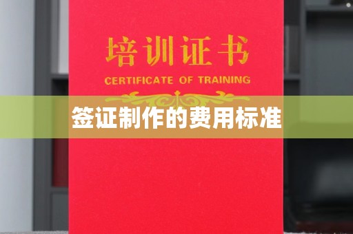 绵竹签证制作的费用标准