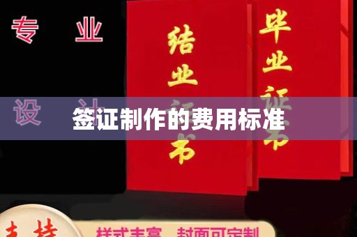 绵竹签证制作的费用标准