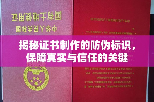 绵竹揭秘证书制作的防伪标识，保障真实与信任的关键